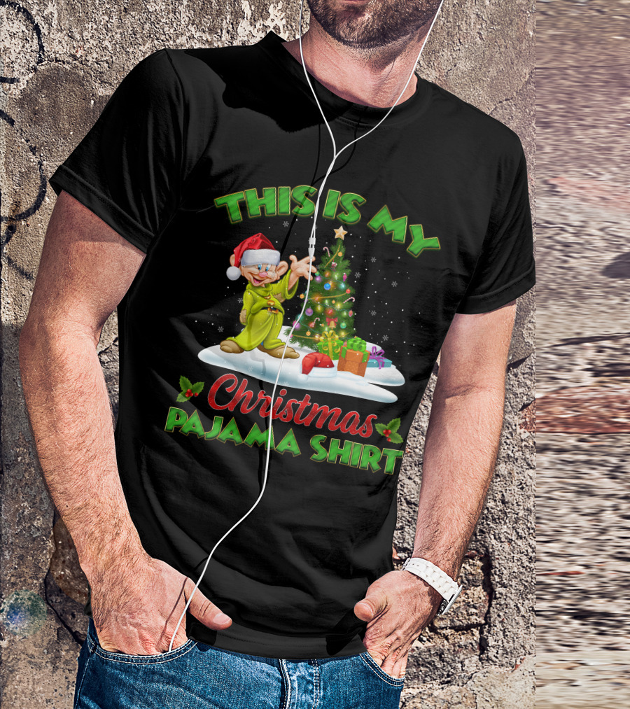 This Is My Christmas Pajama Shirt Dopey T-Shirt