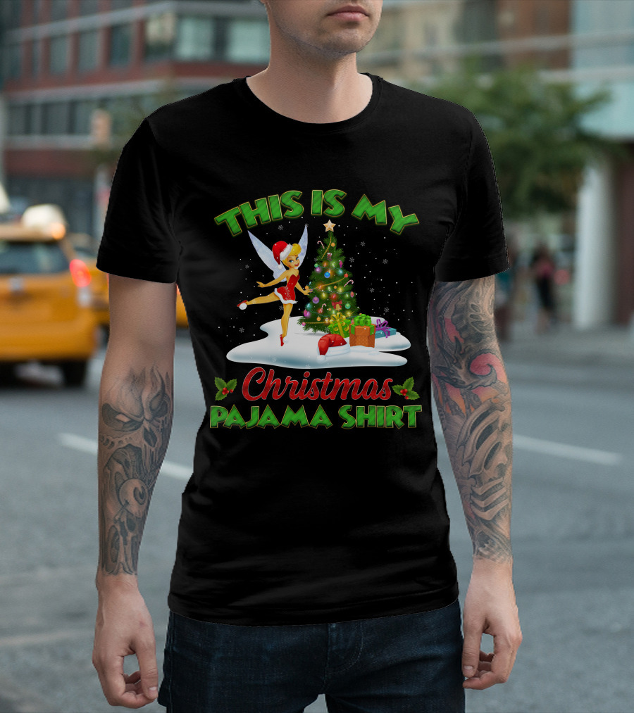 This Is My Christmas Pajama Shirt Tinker Bell T-Shirt