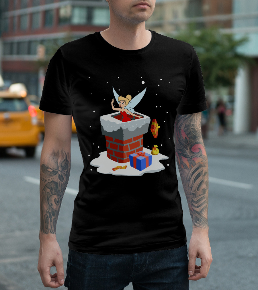 Tinker Bell Christmas Chimney Adventure T-Shirt