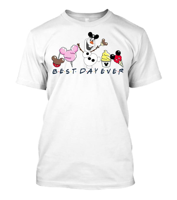 Olaf Best Day Ever Disney Treats T-Shirt