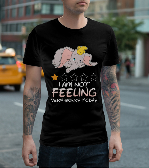 Dumbo One Star I Am Not Feeling Very Worky Today T-Shirt
