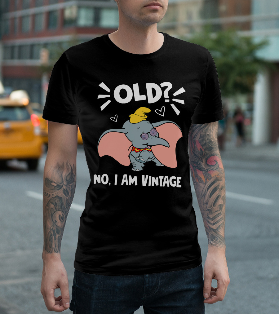Dumbo Old No I Am Vintage T-Shirt