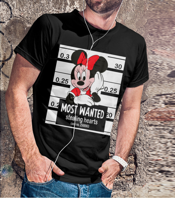 Minnie Most Wanted Stealing Hearts Case No. 2568963 T-Shirt