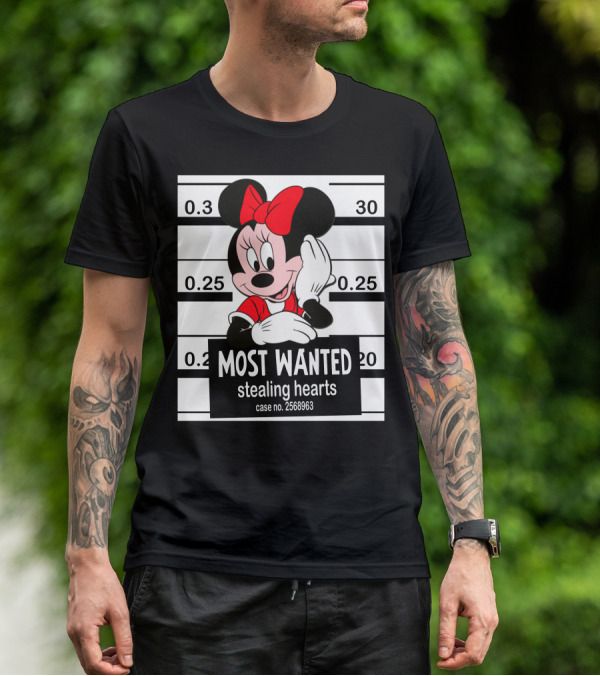 Minnie Most Wanted Stealing Hearts Case No. 2568963 T-Shirt