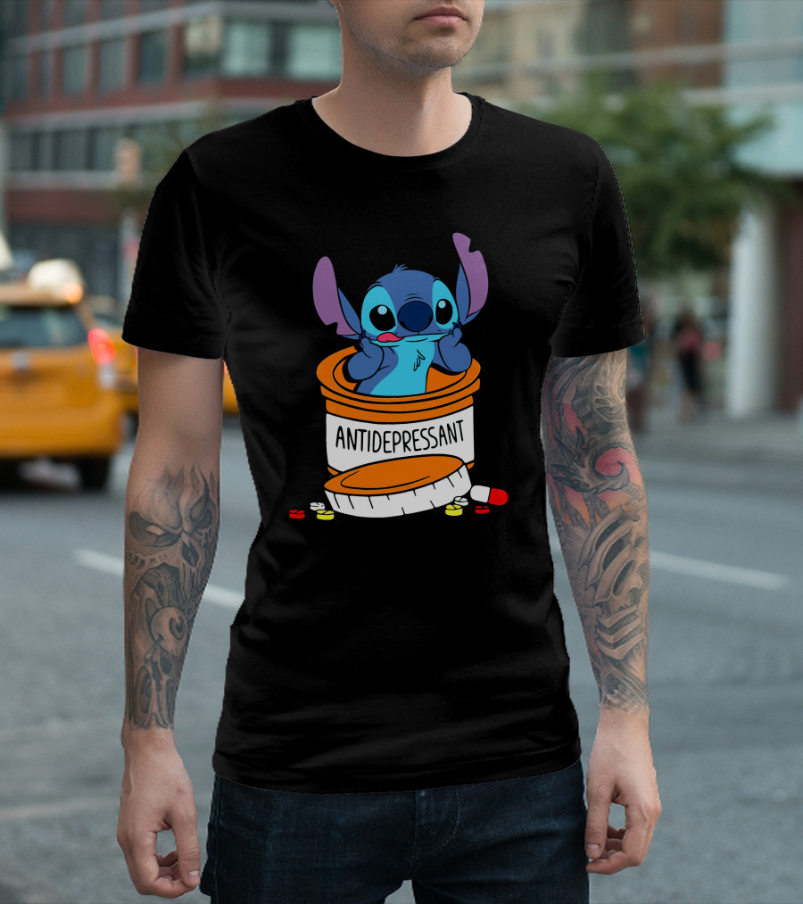 Stitch Antidepressant Rx T-Shirt