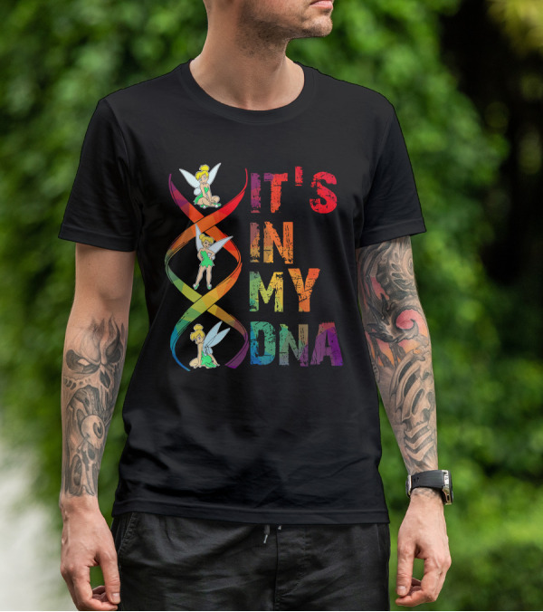Tinker Bell It's In My Dna Rainbow Dna Helix T-Shirt