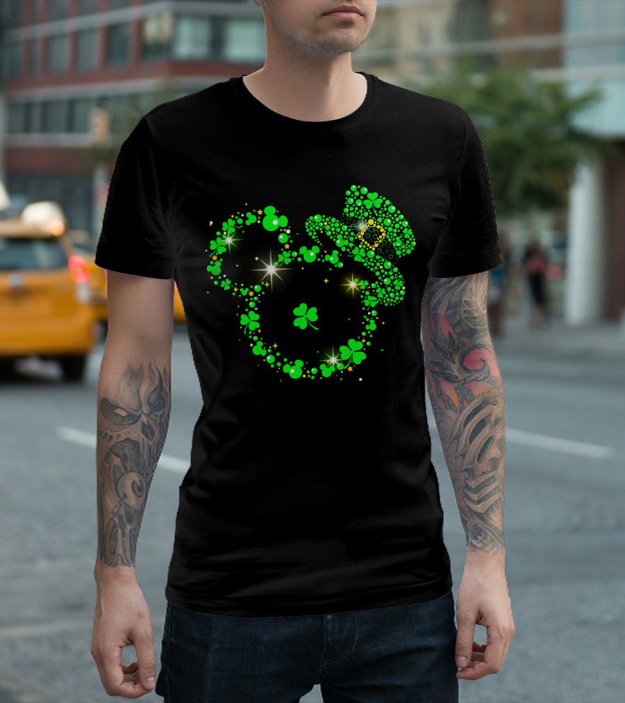 Mickey St Patricks Day Green Shamrock Hat Celebration T-Shirt