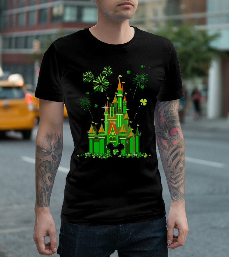 PATRICK CASTLE SHAMROCK FIREWORKS T-Shirt