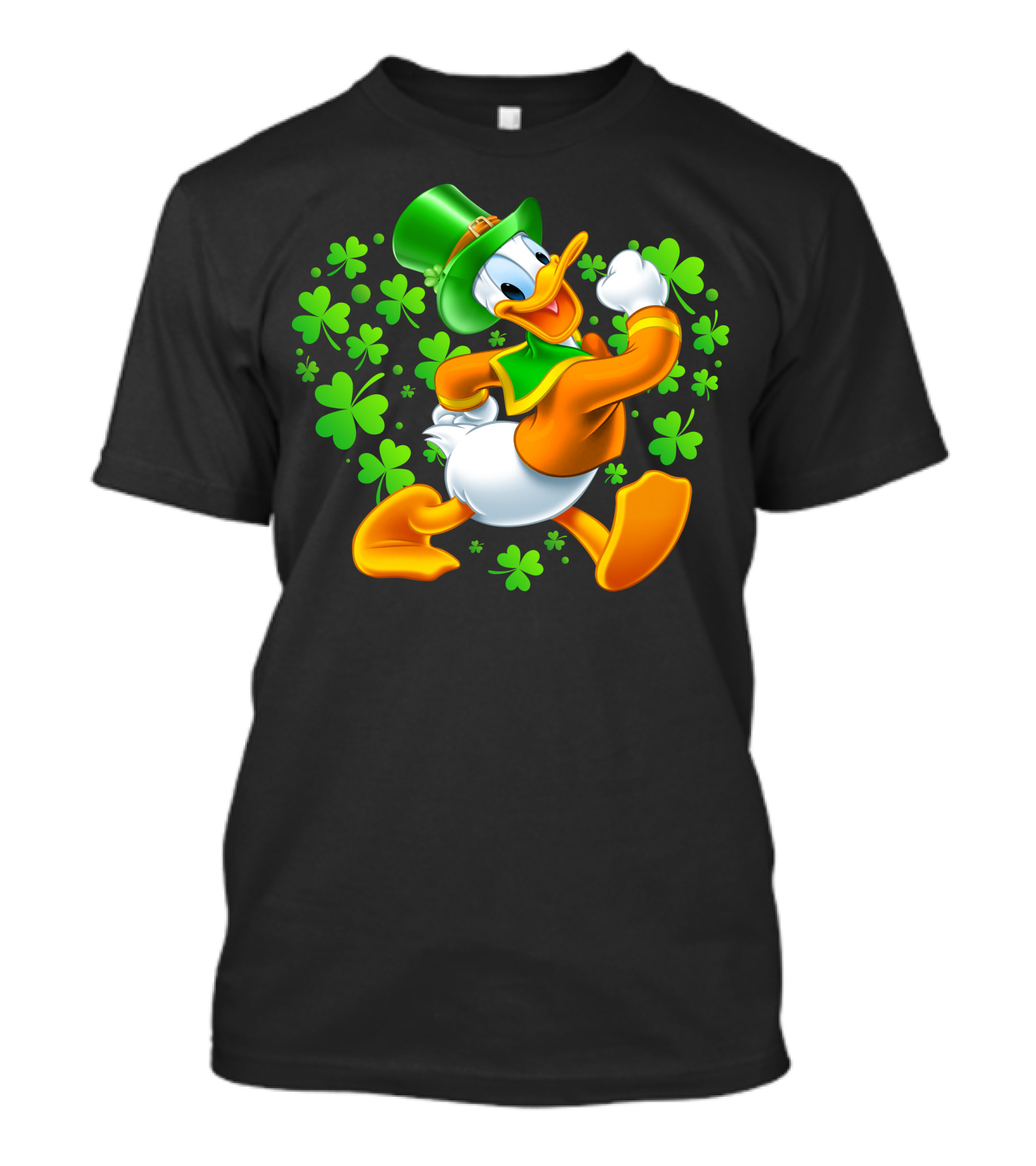 Donald Duck St. Patrick's Day Shamrock Hat T-Shirt