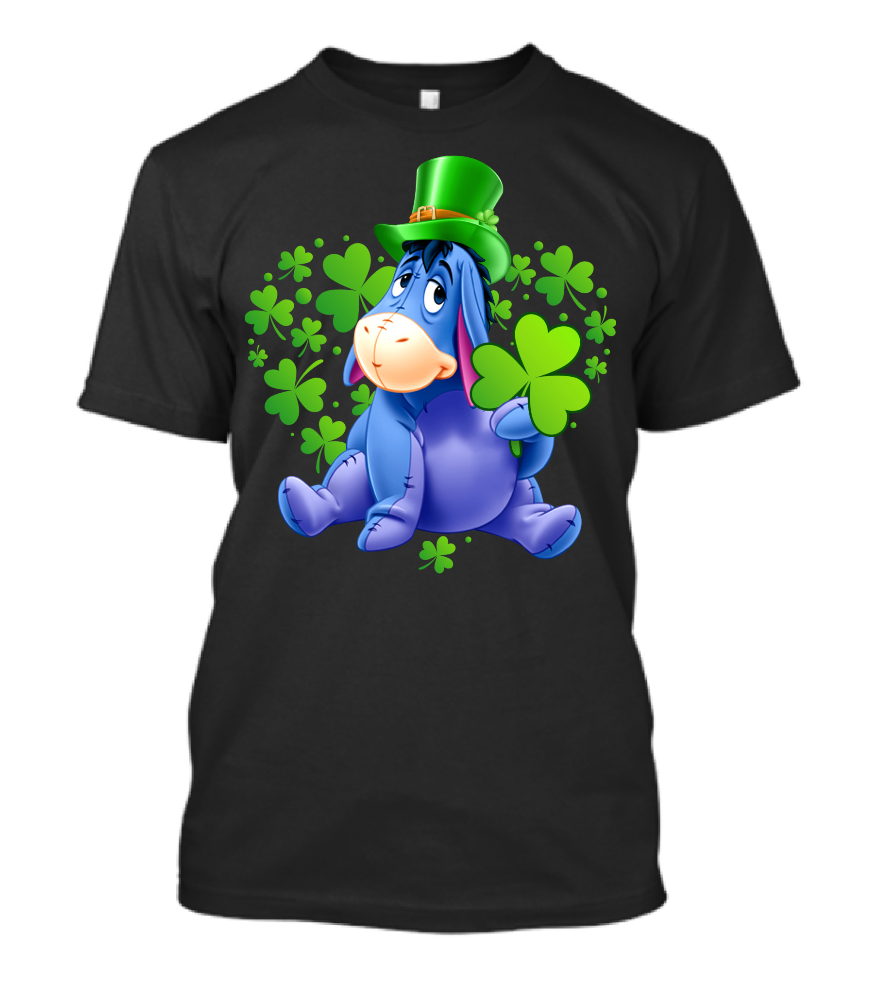 Eeyore St. Patrick's Day Clover Hat T-Shirt