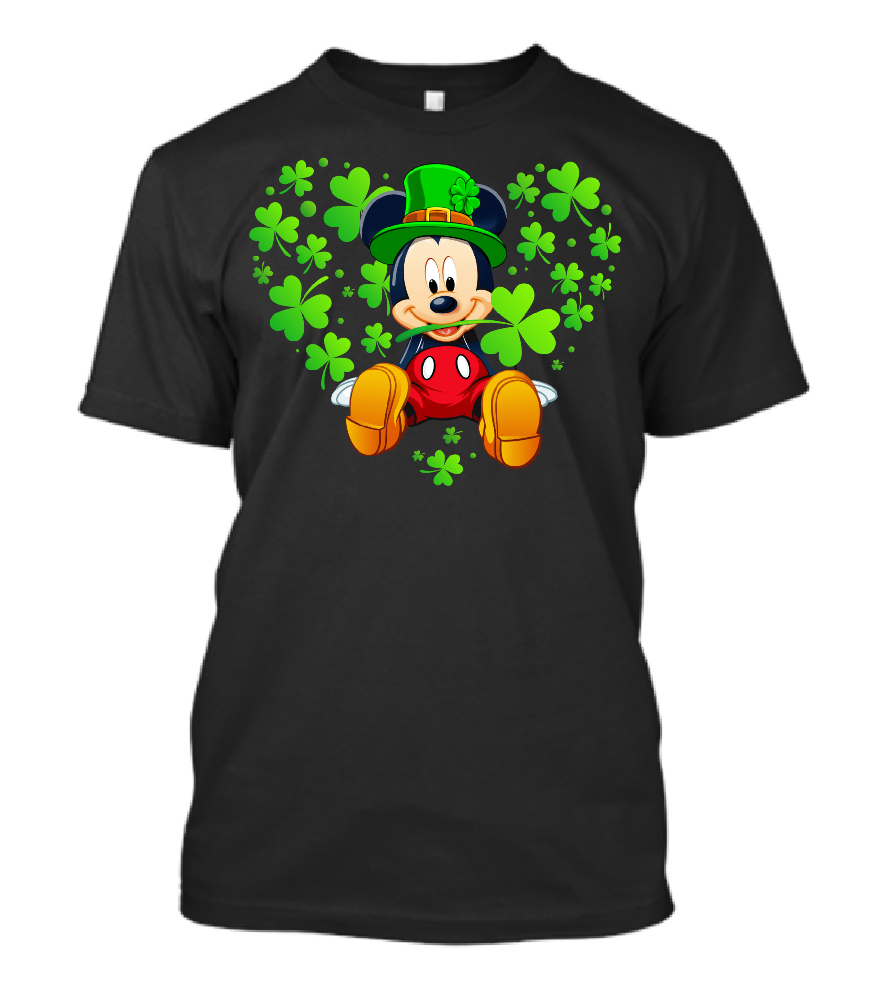 Mickey Mouse St. Patrick's Day Shamrock Hat T-Shirt