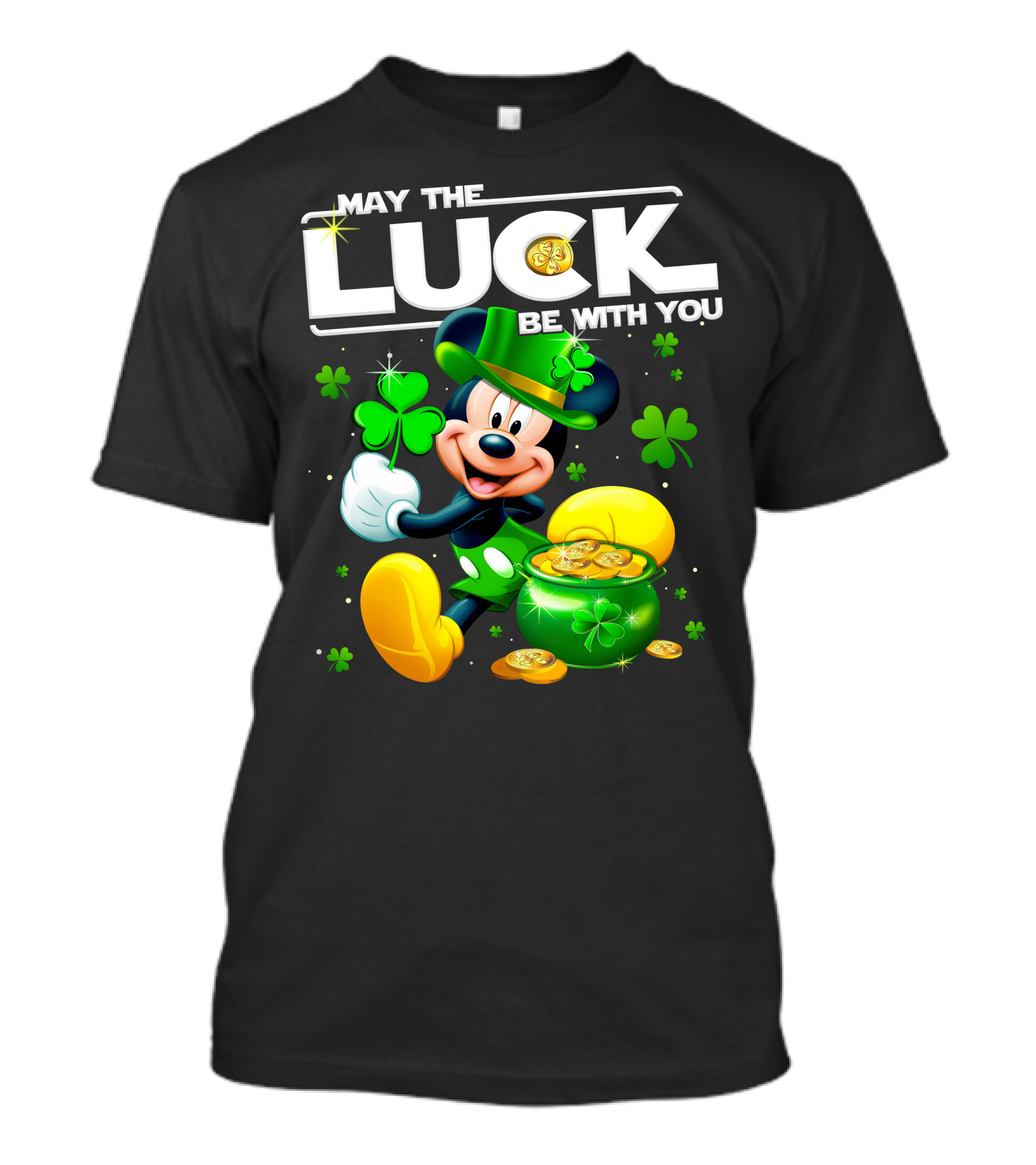 May The Luck Be With You Mickey T-Shirt