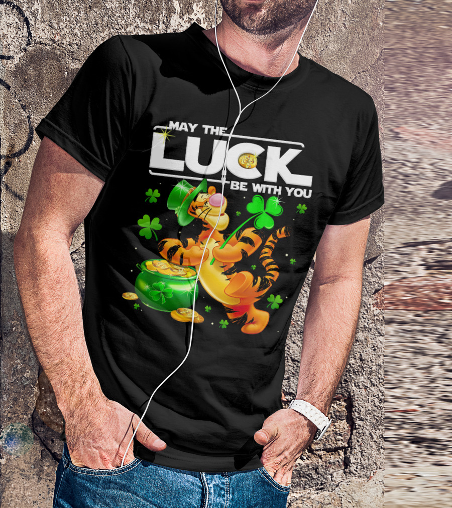 May The Luck Be With You Tigger T-Shirt