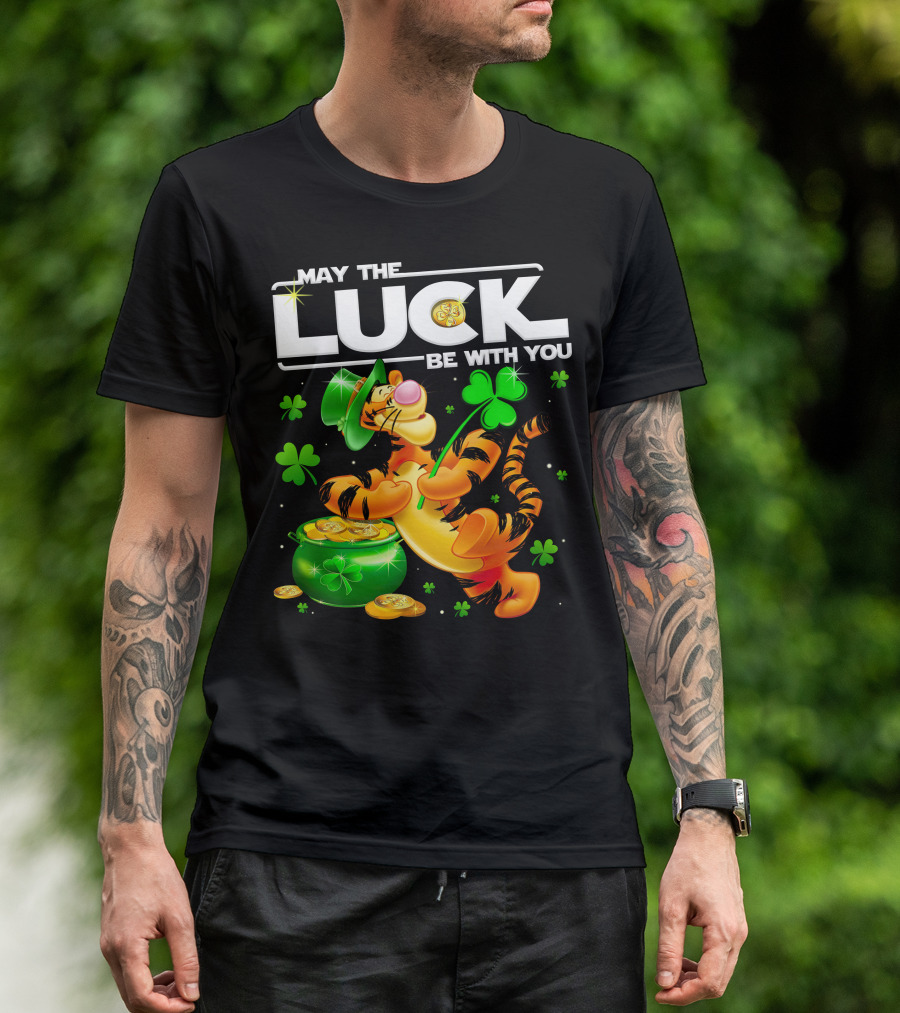 May The Luck Be With You Tigger T-Shirt