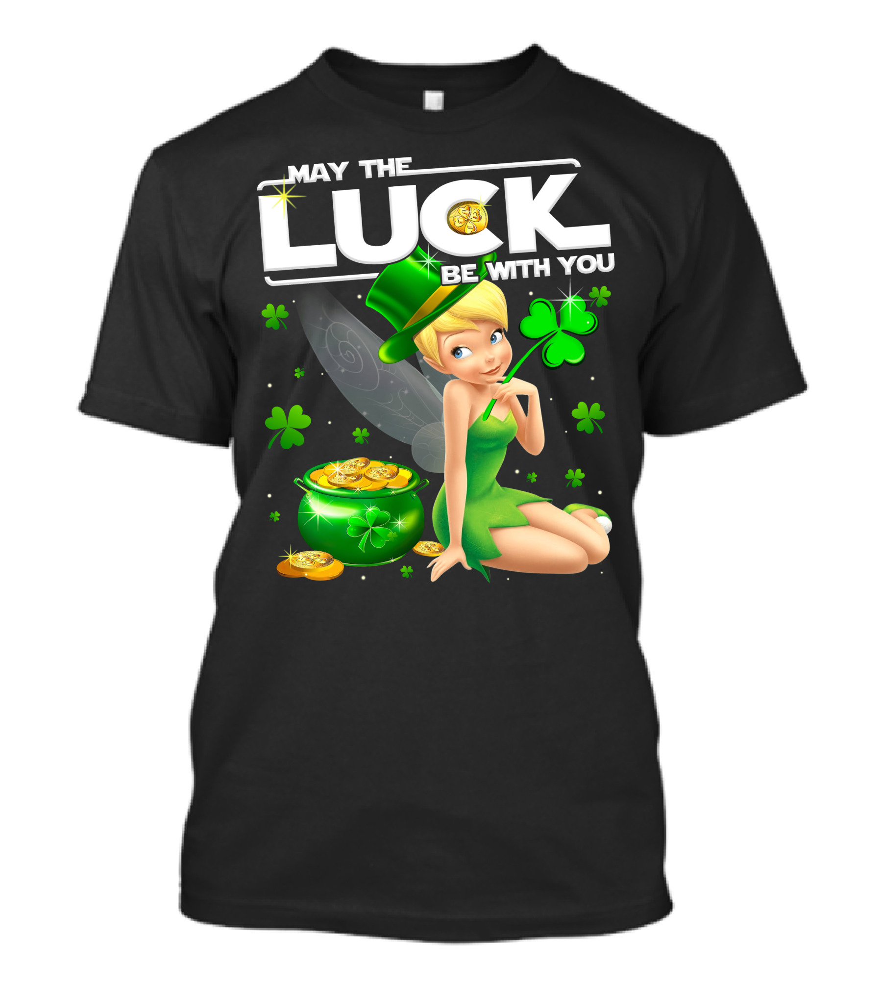 May The Luck Be With You Tinker Bell T-Shirt