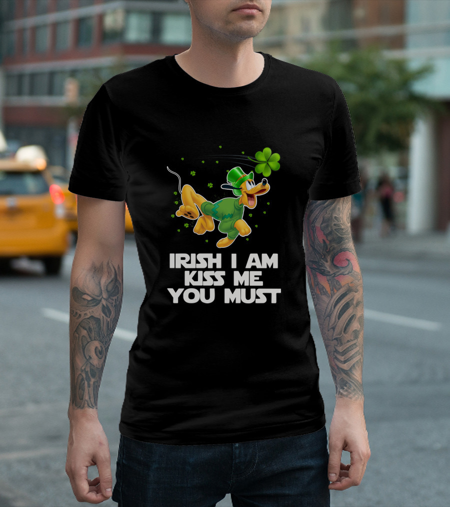 Irish I Am Kiss Me You Must Pluto St. Patrick's Day T-Shirt