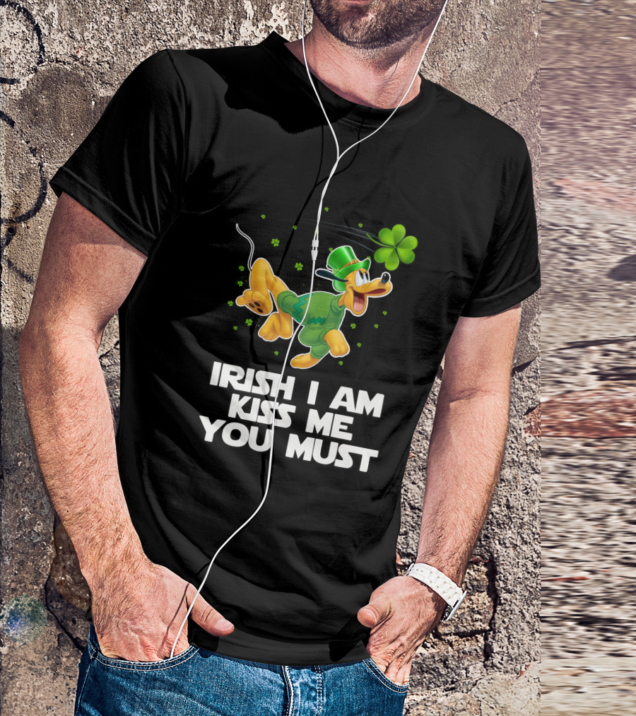 Irish I Am Kiss Me You Must Pluto St. Patrick's Day T-Shirt
