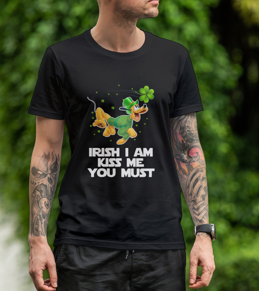Irish I Am Kiss Me You Must Pluto St. Patrick's Day T-Shirt