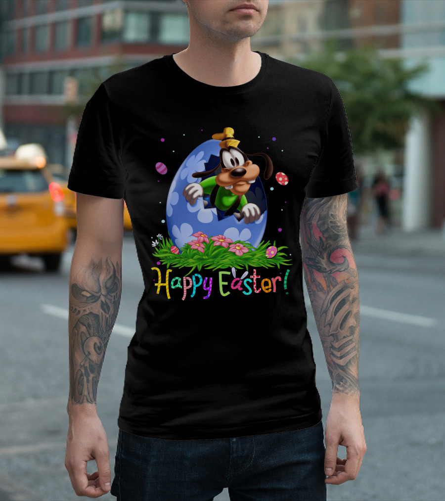 Happy Easter Goofy Egg Surprise T-Shirt