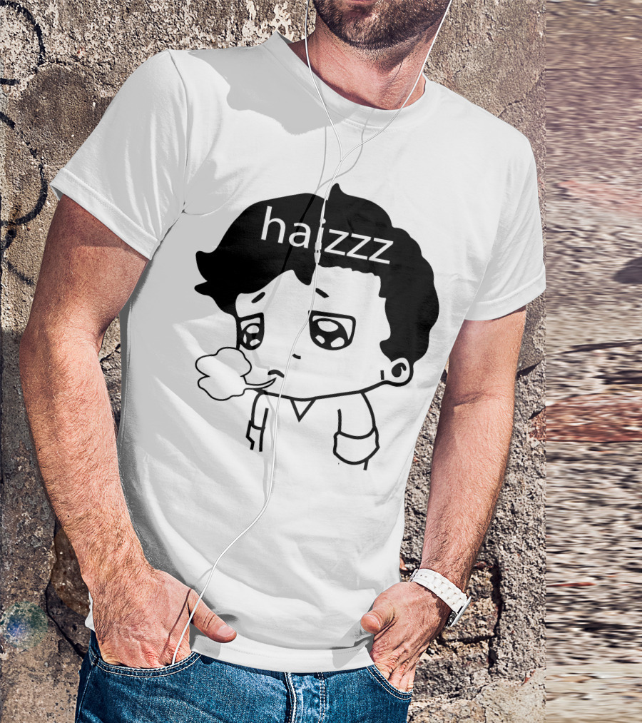 Haizzz Thổi Bong Bóng Buồn Dễ Thương T-Shirt