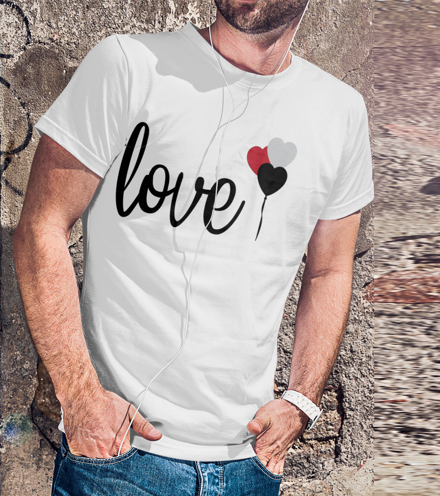 Love Heart Balloons T-Shirt