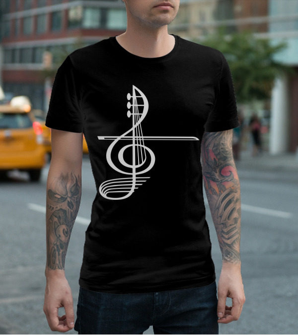 VIOLA Musical Treble Clef Strings T-Shirt