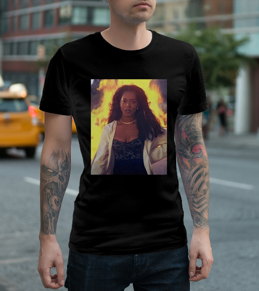Waiting to Exhale Angela Bassett Fire Scene T-Shirt