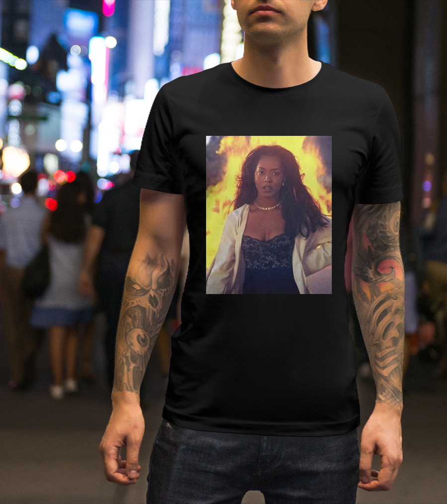 Waiting To Exhale Angela Bassett Fire Scene T-Shirt