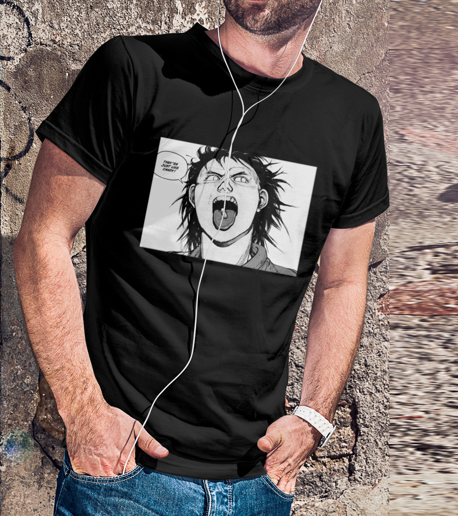Akira Tetsuo They're Just Like Candy Pill T-Shirt