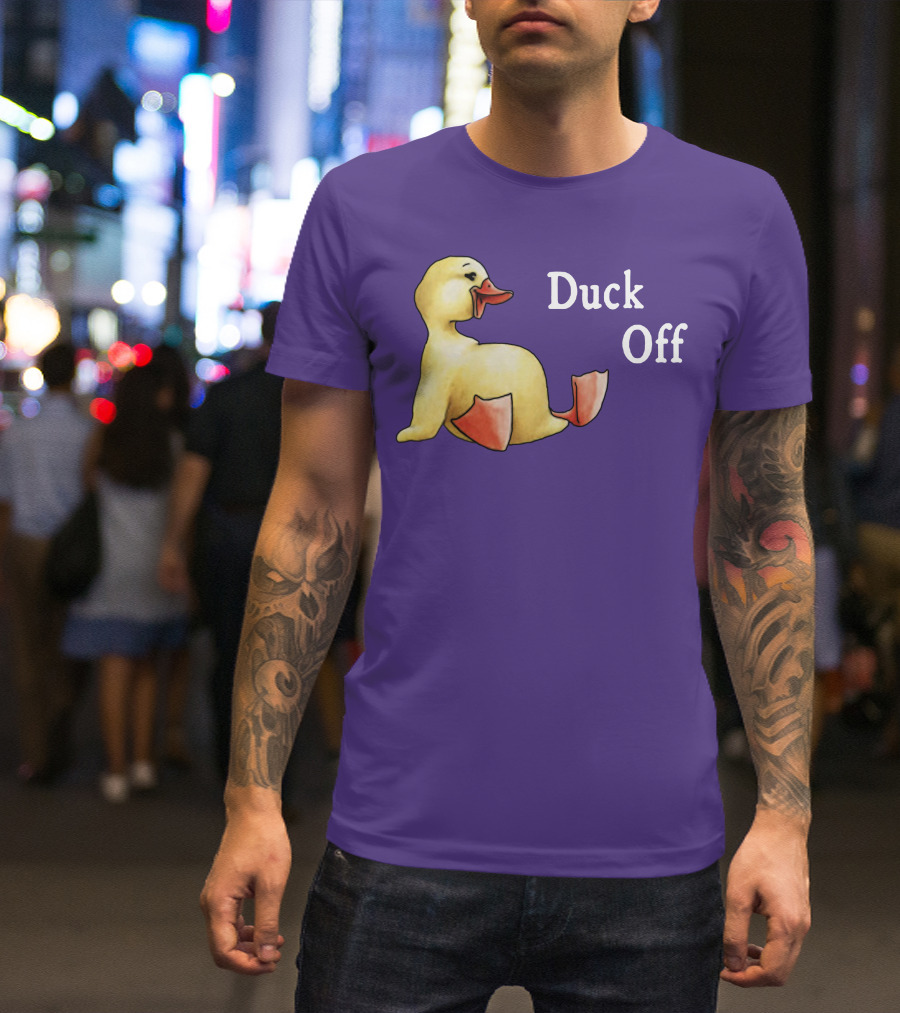 Duck Off Funny Sitting Duck T-Shirt