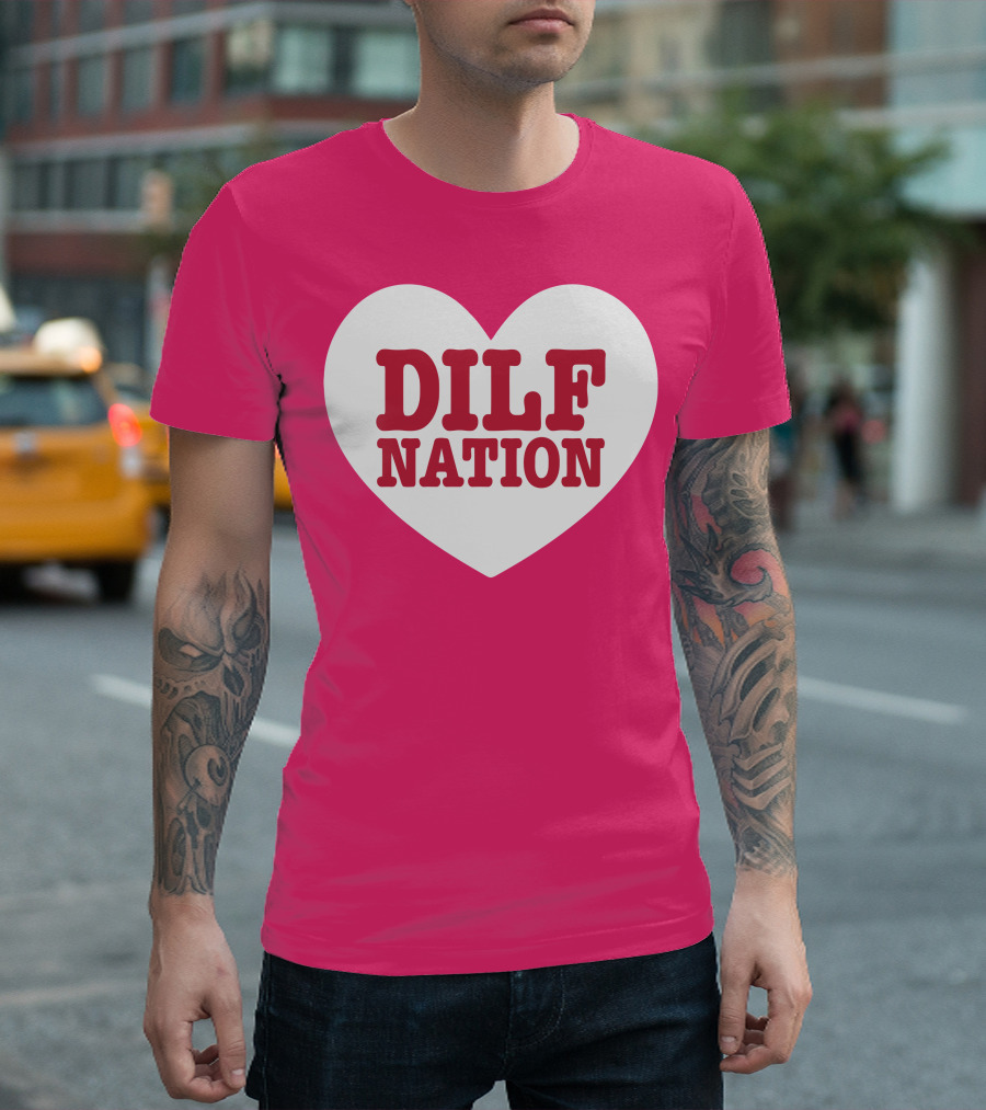 DILF NATION Heart Classic T-Shirt