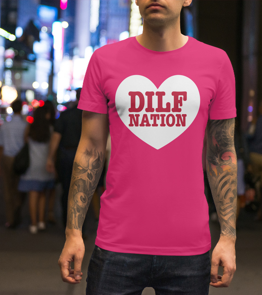 DILF NATION Heart Classic T-Shirt