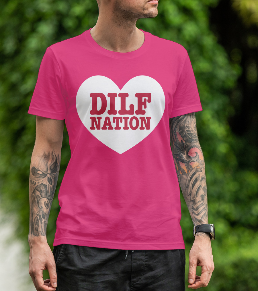 DILF NATION Heart Classic T-Shirt