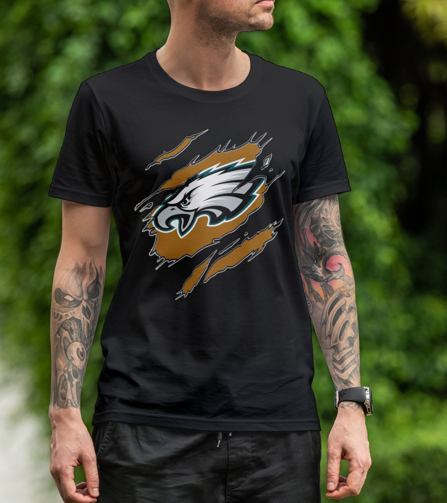 Philadelphia Eagles Logo Burst T-Shirt