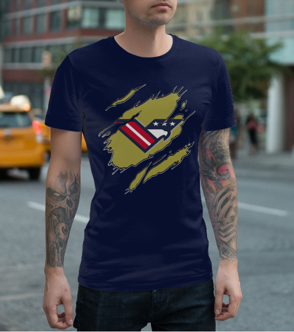 Washington Valor American Football Eagle Stars Stripes T-Shirt