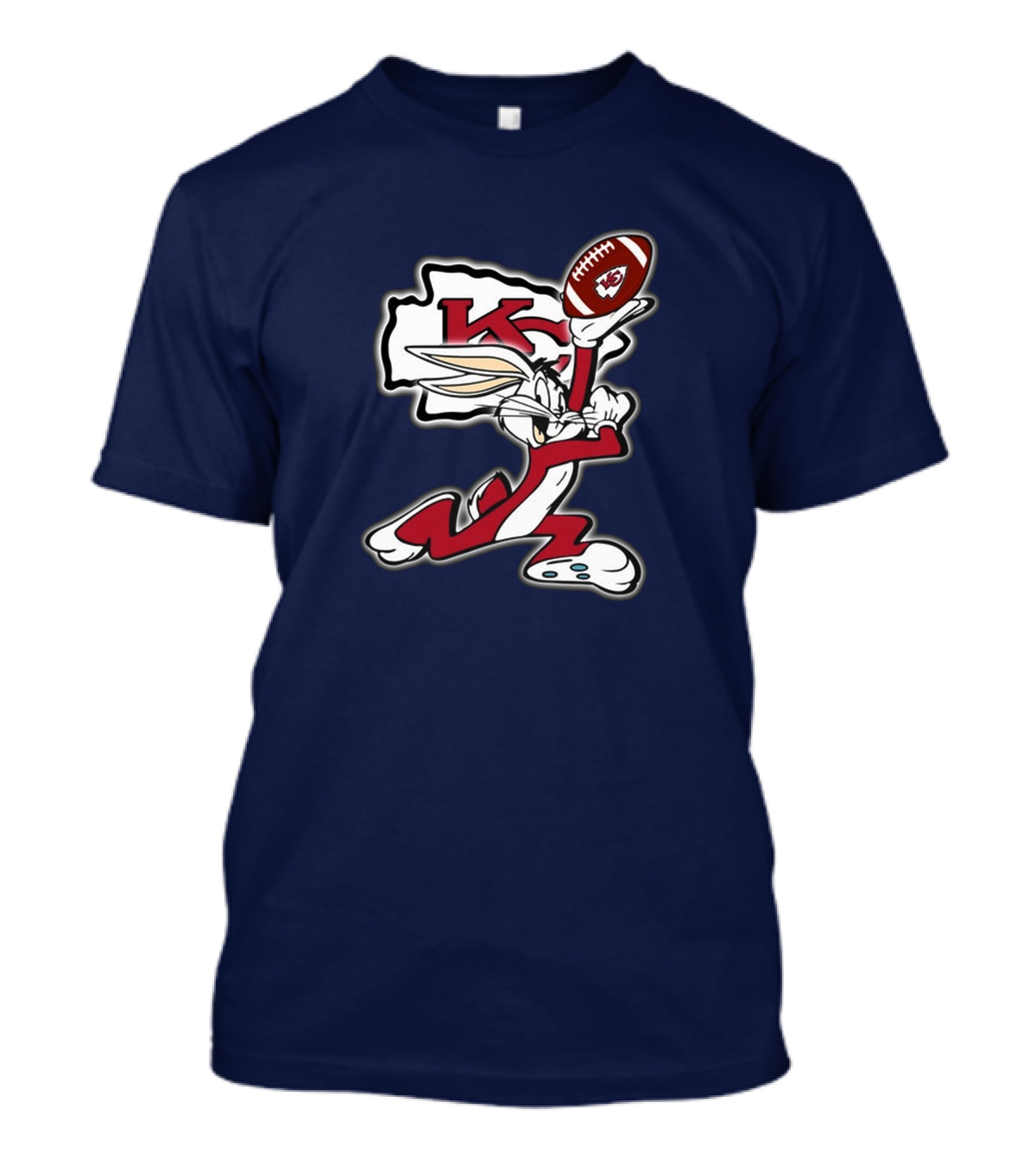 Kansas City Chiefs Bugs Bunny Football Kansas State T-Shirt