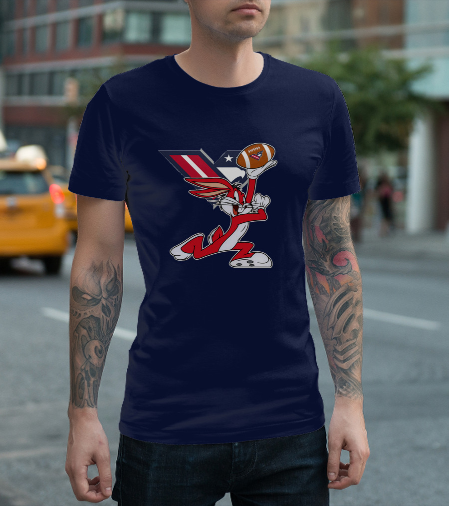 Bugs Bunny Washington Valor Chiefs Football Crossover T-Shirt