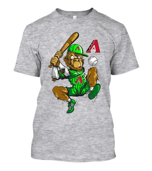 Arizona Diamondbacks Baseball Monkey Home Run Adventure T-Shirt