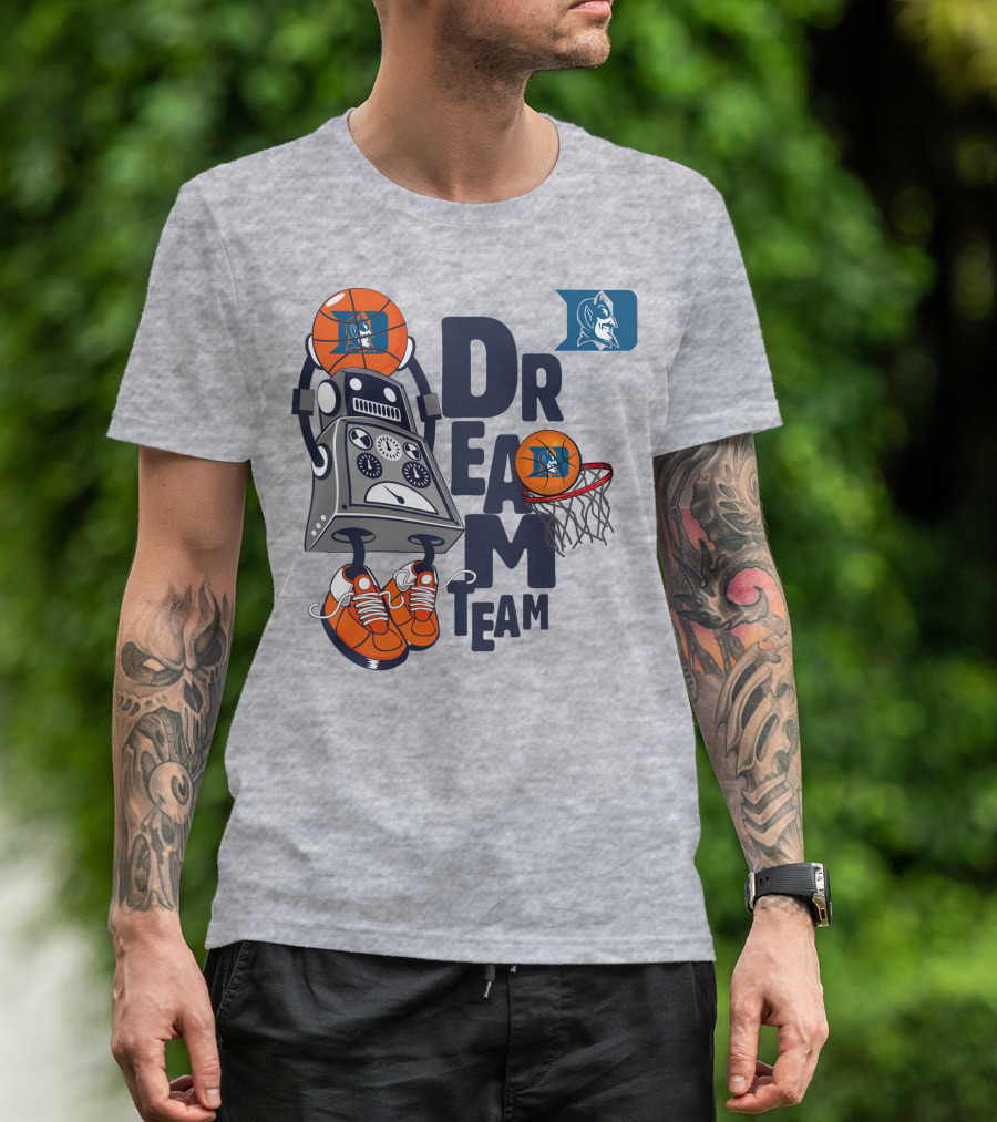 Duke Dream Team Robot Basketball Duke T-Shirt