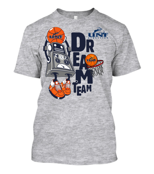Unf Athletics Dream Team Robot Basketball T-Shirt