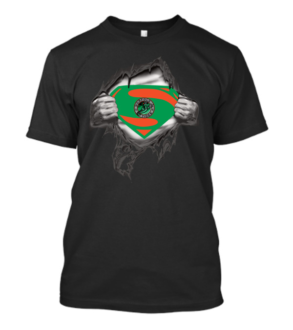Norfolk Tides Superman Logo Emblem T-Shirt
