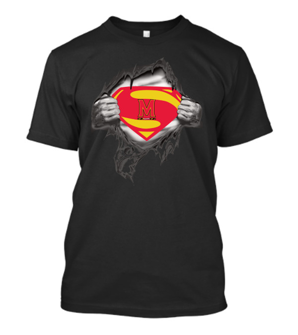 Maryland Super Man Superman Logo M T-Shirt