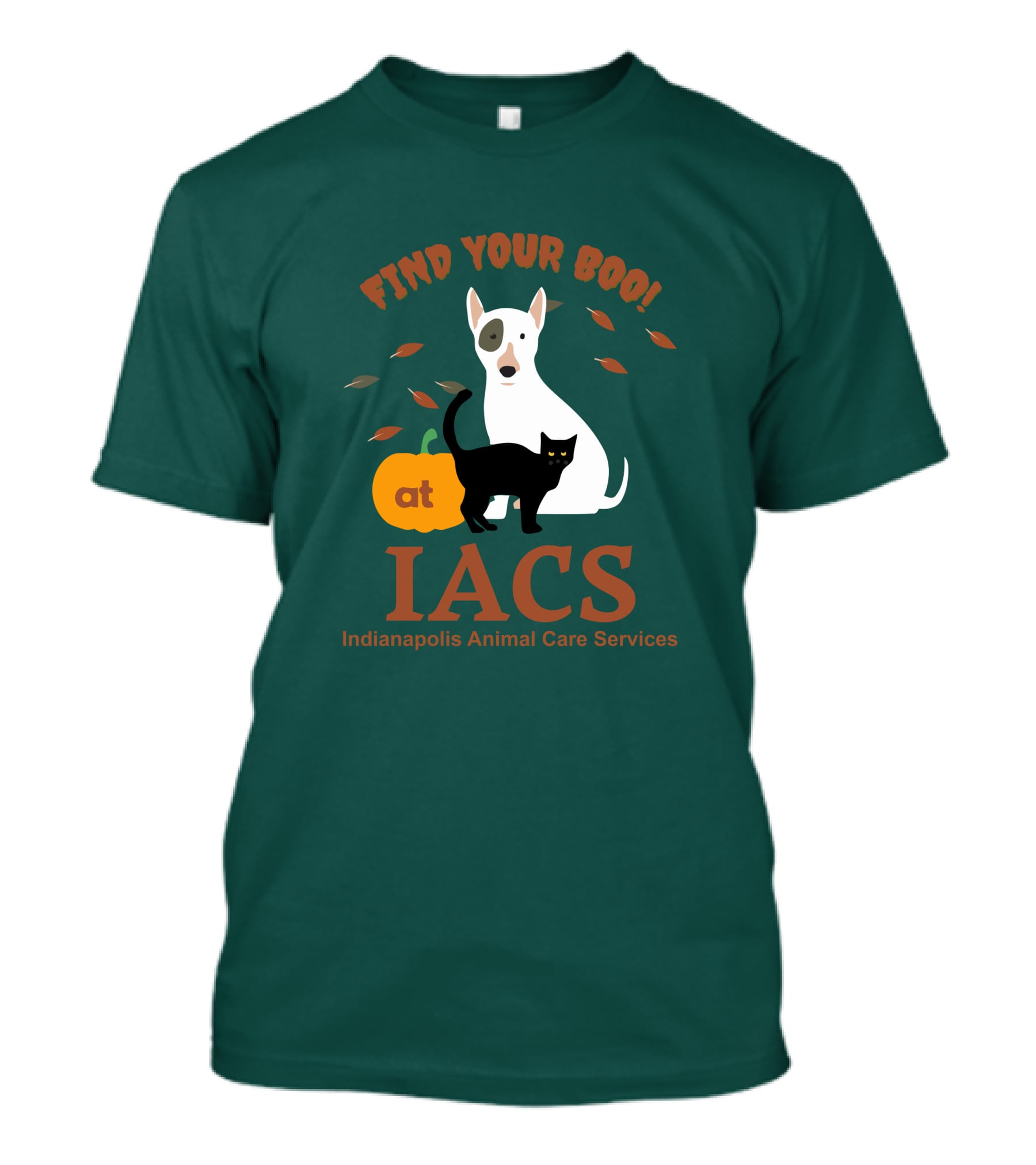 Bonfire Merch Find Your Boo At IACS Indianapolis Animal Care Services T-Shirt