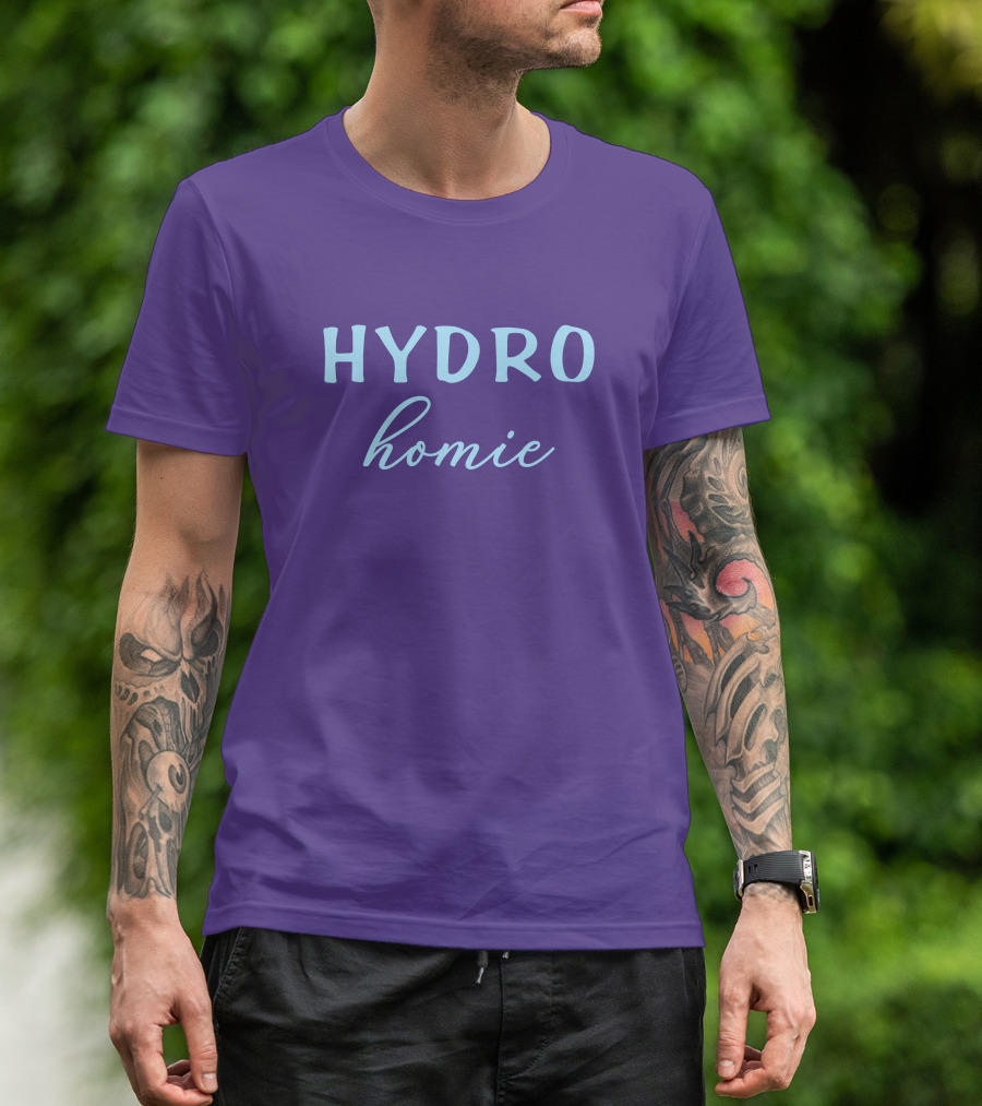 Hydro Homie Water Lover Womens H2o T-Shirt