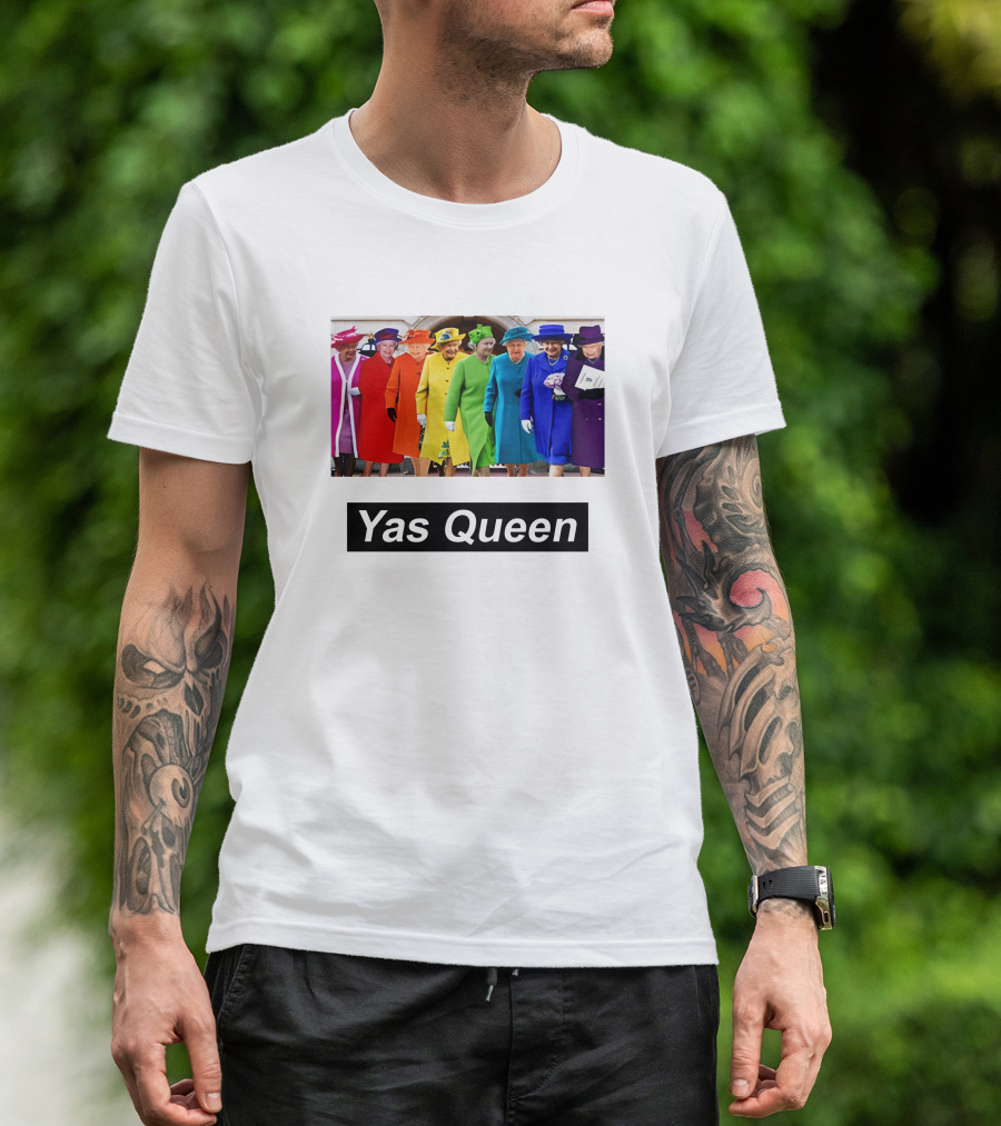 Yas Queen Rainbow Fashion T-Shirt