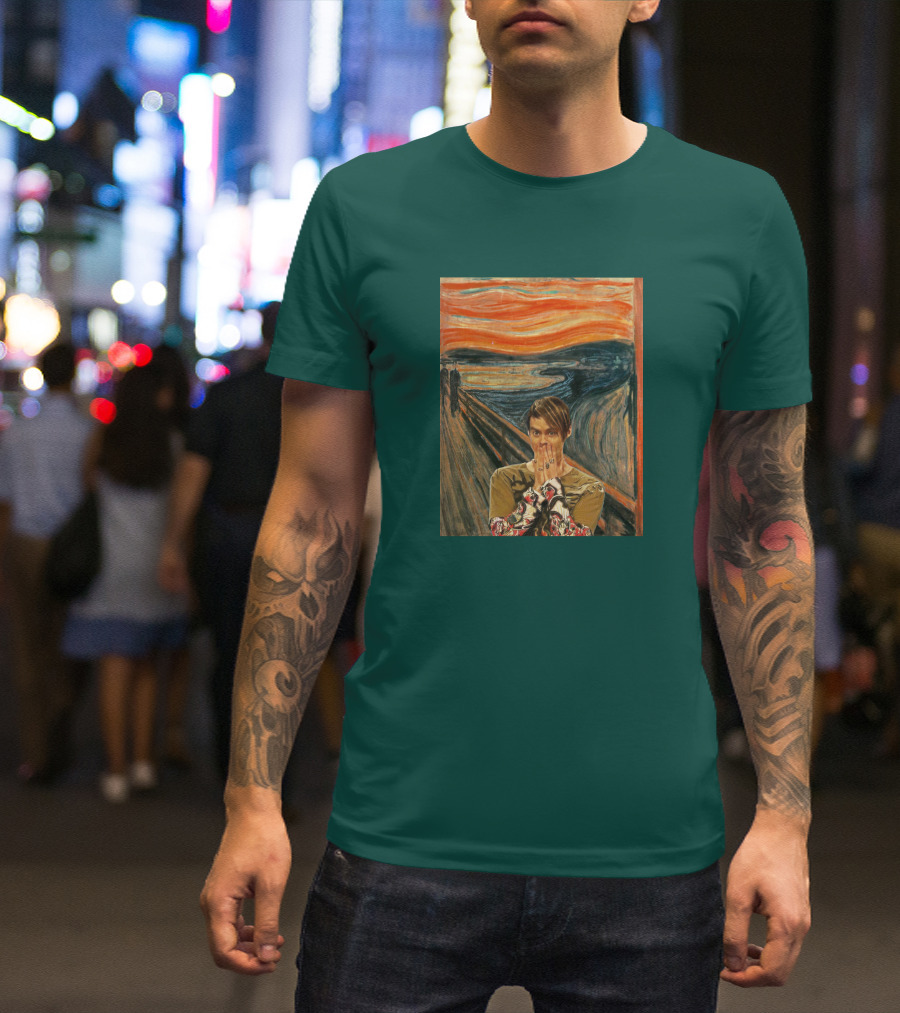 Livefromnewyork Stefon X The Scream Fusion T-Shirt