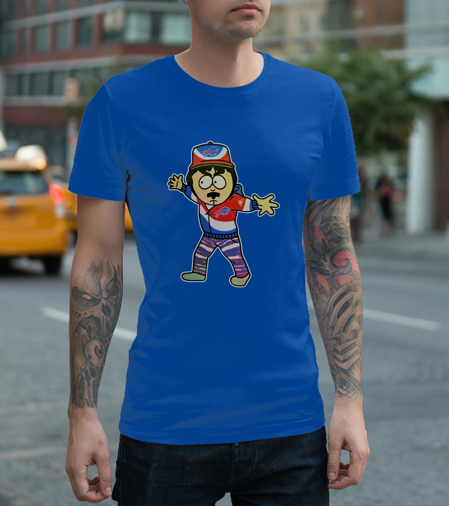 Ryan Johnson Buffalo Bills Inspired Cartoon Character T-Shirt