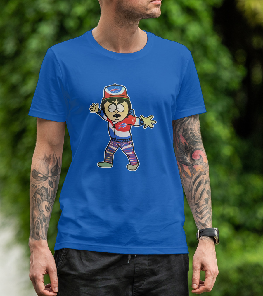 Ryan Johnson Buffalo Bills Inspired Cartoon Character T-Shirt