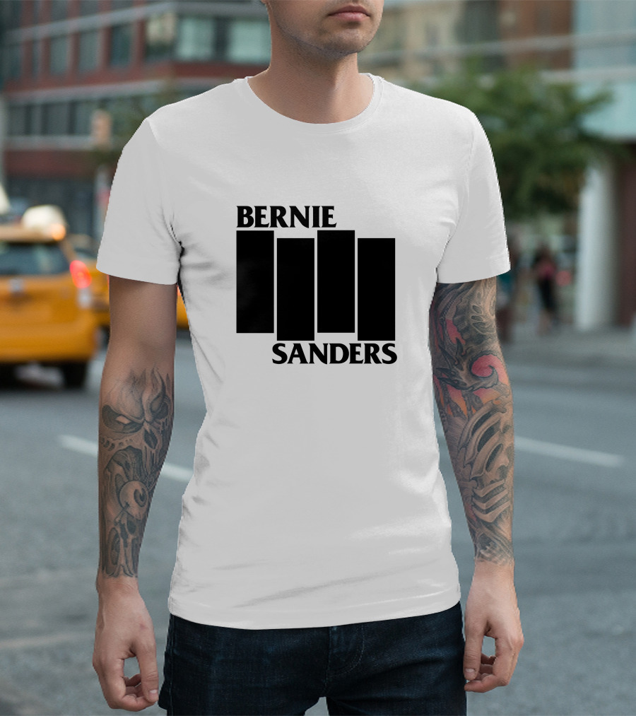 Bernie Sanders Black Flag T-Shirt