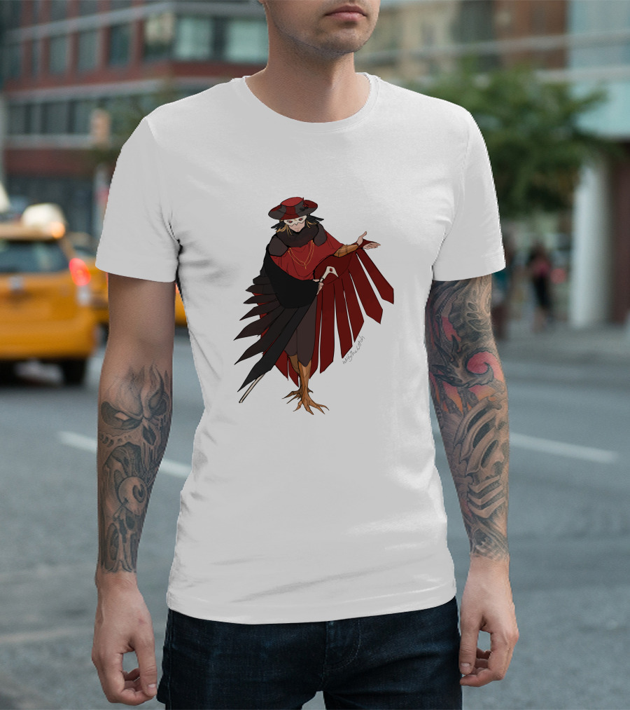 Wolfythewitch Philza Red Raven Aesthetic Fan T-Shirt